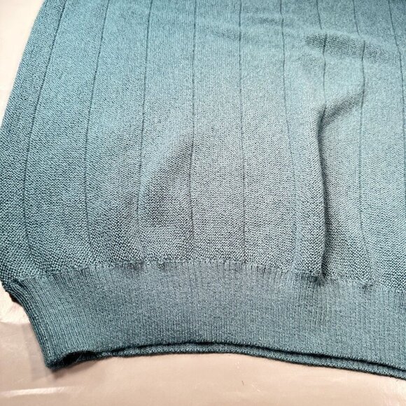 Bobby Jones V Neck Sweater Vest Golf Mens Baby Alpaca Preppy Pullover Blue - Picture 7 of 13